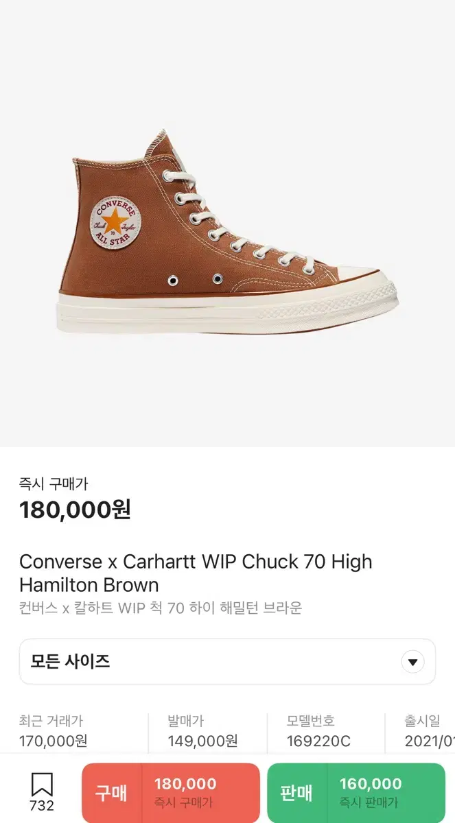 Converse x Carhartt WIP Chuck 70 High